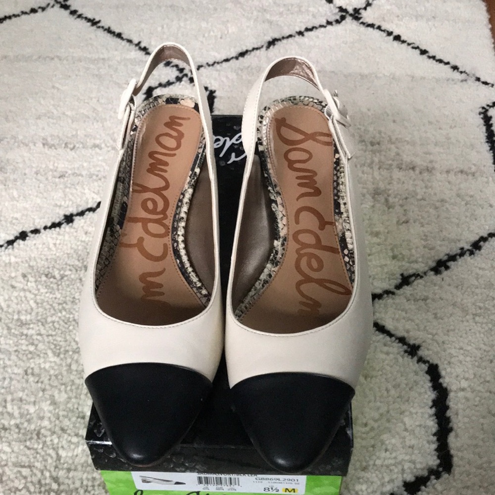 Sam Edelman Two Tone Sadira Block Heel